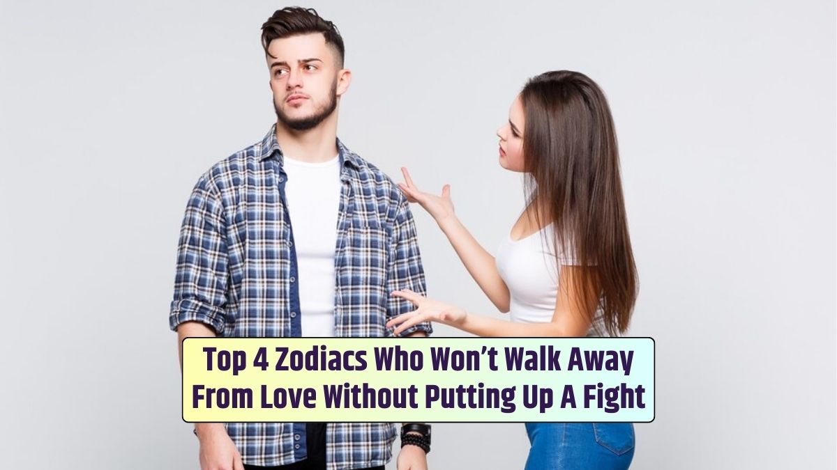 The unhappy couple, standing in a quarrel, refuses to walk away from love without putting up a fight.